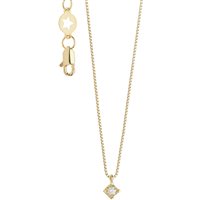 Halskette Comete Dame Momenti in Gelbgold Diamante 0.03 Ct GLB 1535 G - GLB 1535 G